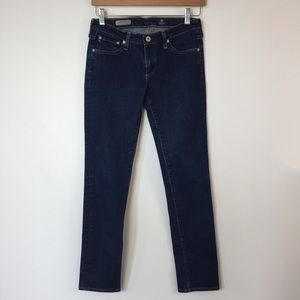 AG The Stilt Cigarette Dark Wash Jeans